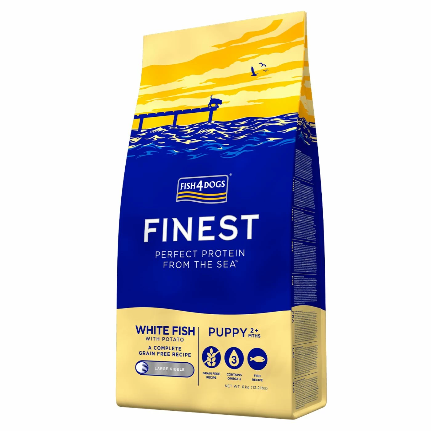 PROMO 3x6Kg – Fish4Dogs Finest Puppy Pesce Bianco Large Per Cuccioli 5 PROMO 3x6Kg – Fish4Dogs Finest Puppy Pesce Bianco Large Per Cuccioli - immagine 5