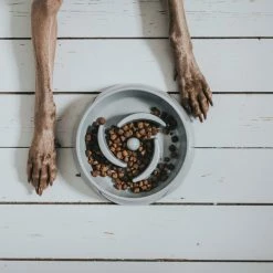 Hunter Ciotola Anti-Ingozzamento Atlanta In Melamina Grigia Per Cani -Vendite Alimenti per cani 5778 1