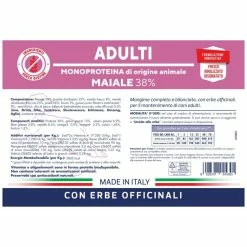 Vet Line Maiale Per Cani Adulti Monoproteico VetLine -Vendite Alimenti per cani 7448