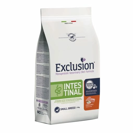 Exclusion Diet Intestinal Small Maiale E Riso Per Cani 1 Exclusion Diet Intestinal Small Maiale E Riso Per Cani -Vendite Alimenti per cani 8546