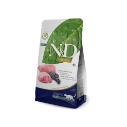 N&D - Natural & Delicious N&D Adult Cat Agnello E Mirtillo 1,5kg Grain Free Crocchette Gatto