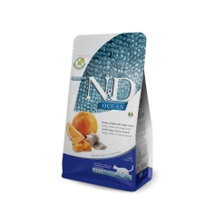 N&D - Natural & Delicious N&D Adult Cat Aringa, Zucca E Arancia 1,5kg Grain Free Crocchette Gatto
