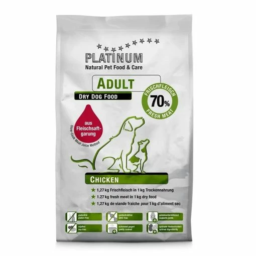 Platinum Adult Chicken 5kg Crocchette Cane -Vendite Alimenti per cani platinum adult chicken 5kg crocchette cane