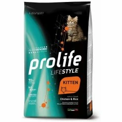 Prolife Kitten Pollo E Riso Nutrigenomic Crocchette Gattino