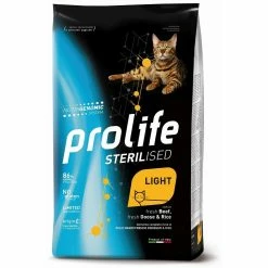 Prolife Light Cat Manzo Oca E Riso Nutrigenomic Crocchette Gatto