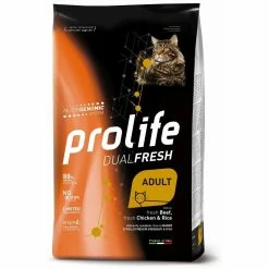 Prolife Manzo Pollo E Riso Adult Cat 1,5kg Nutrigenomic Crocchette Gatto