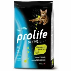 Prolife Sterilised Cat Quaglia E Patate Nutrigenomic Crocchette Gatto