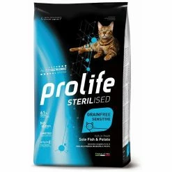 Prolife Sterilised Cat Sogliola E Patate Nutrigenomic Crocchette Gatto